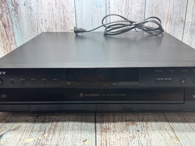 Sony CDP-CE500 5 Disc CD Changer USB Recorder System (NO REMOTE) TESTED Nice