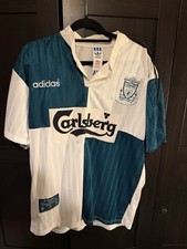 Original Adidas Liverpool 1995/1996 Away Shirt Mens Large L