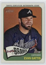 2014 Topps Heritage Real One Auto Evan Gattis #ROA-EG Auto