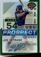 2024 Panini Prospect Edition Joe Vetrano Green Auto SP