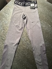 Nike Pro Leggings Women's XS Gray 7/8 Mid Rise Athletic Tight Active AO9970-063