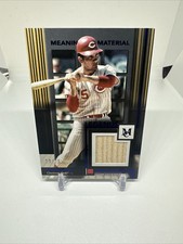 2024 Topps Museum Collection Johnny Bench Game Used Relic Bat Patch /25 Sapphire