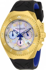 Technomarine Ocean Manta Mid-Size Mens 40mm MOP Gold Chronograph Watch TM-218022
