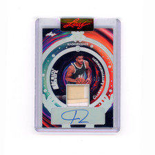 2023 Leaf Magnificence Giannis Antetokounmpo Game Used Patch Auto /2