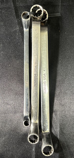 Snap on Double End Non Ratcheting Offset Box Wrench 3pc Set