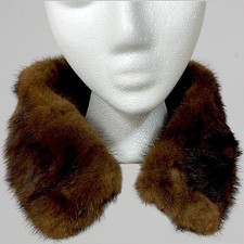 Genuine Mahogany Mink Collar
