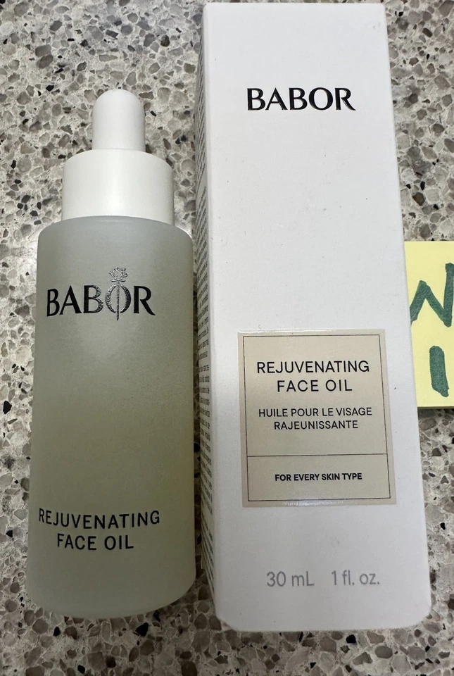 Aceite hidratante facial rejuvenecedor Babor vidrio esmerilado 1 oz/30 ml SELLO TAMAÑO COMPLETO $79 Foto 4 de 4