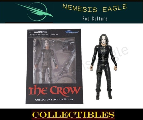 THE CROW COLLECTORS 7"" ACTION FIGURE DIAMOND SELECT ERIC DRAVEN BNIB