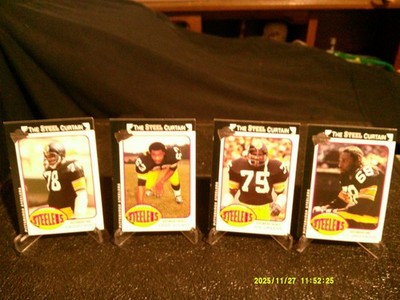 topps Alltime Fan Favorites Steelers the STEEL CURTAIN SET NEAR MINT !