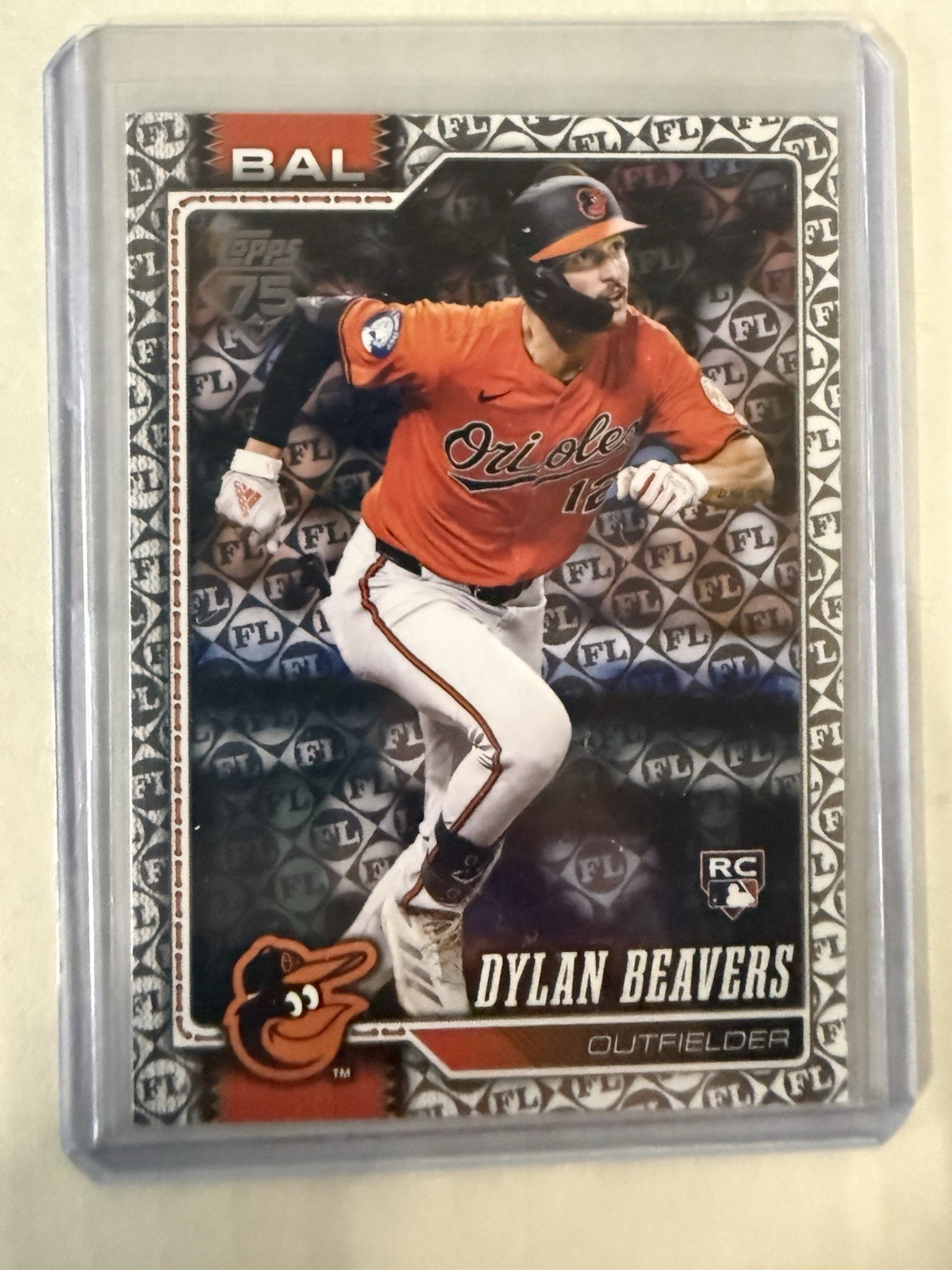 2026 Topps Series 1 Dylan Beavers #339 Rookie Spring Training Foil Orioles