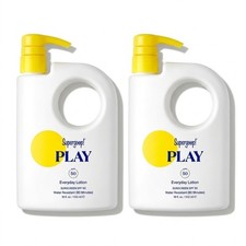 NEW 2x Supergoop Play SPF 50 18fl oz Everyday Lotion Sunflower Extract 05/28