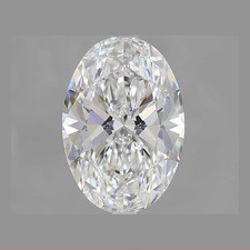 CERTIFIED 1.00 Carat Natural Diamond D Grade OVAL LOOSE VVS1/7.4 mm