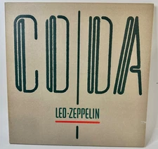 Led Zeppelin Coda 1982 Vinyl Gatefold Cut-out Swan Song VERY NICE!