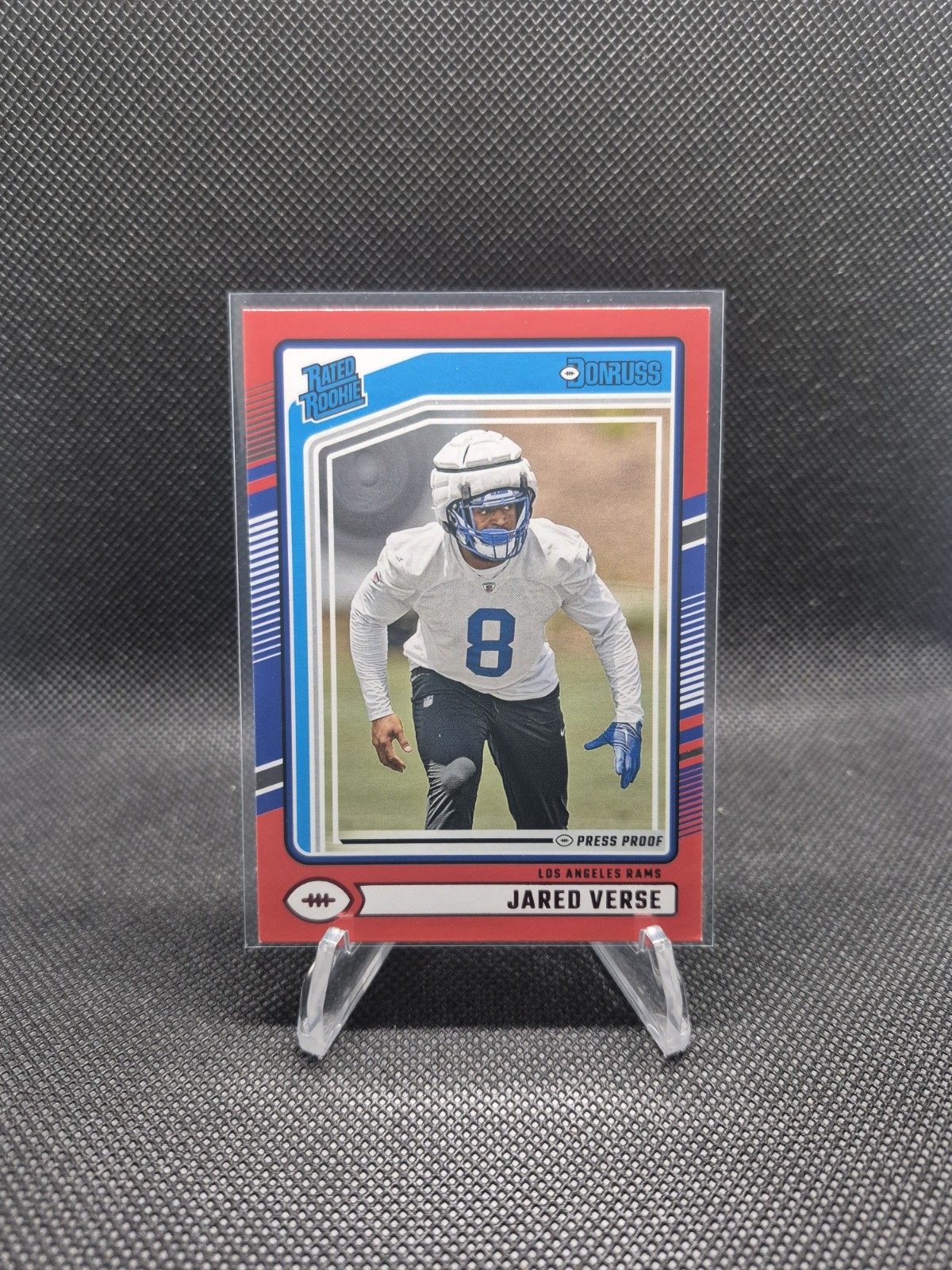2024 Donruss Jared Verse Red Press Proof Rated Rookie RC Rams!