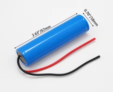 Battery pack 1S1P 3.7v for high draing devices and diferent purpose