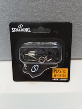 Spalding Plastic Whistles with Lanyard 6 Pack Sporting Goods Team Sports Referee