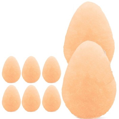 HartFelt 8ct Tear Drop Face Scrubber for 1 Count (Pack of 8), Gentle - Peach 