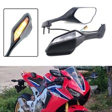 Rearview Mirrors With Turn Signals Led For Honda Cbr1000rr 2017-2024 Foldable