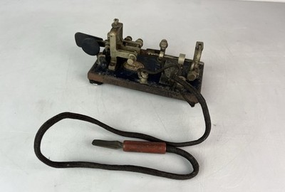 1920 Vibroplex Original Semi-Automatic Telegraph Key Bug Morse Code Telegraph