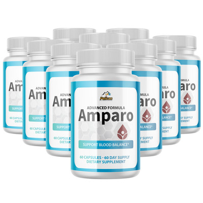 Amparo - Blood Support- 10 Bottles- 600 Capsules