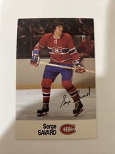 1988-89 Esso NHL All-Star Collection Stickers SERGE SAVARD Montreal Canadiens