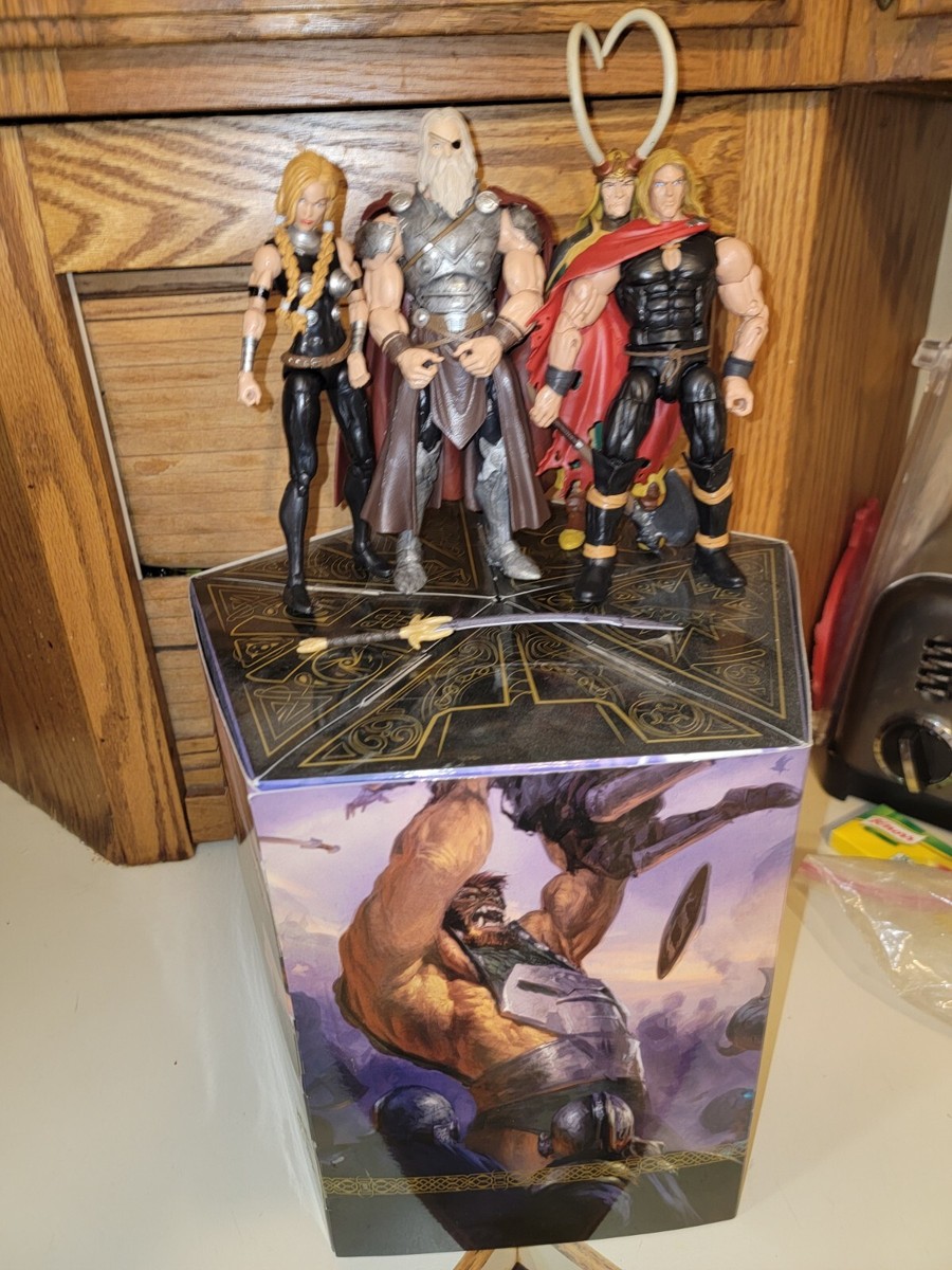 SDCC Marvel Legends Battle for Asgard 5-Pack Thor Bor + All Father