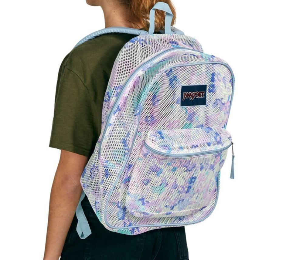 JanSport Mystic Floral Mesh Unisex School Backpack (JS0A2SDG7T7) - NWT JanSport Mystic Floral Mesh Unisex School Backpack (JS0A2SDG7T7) - NWT