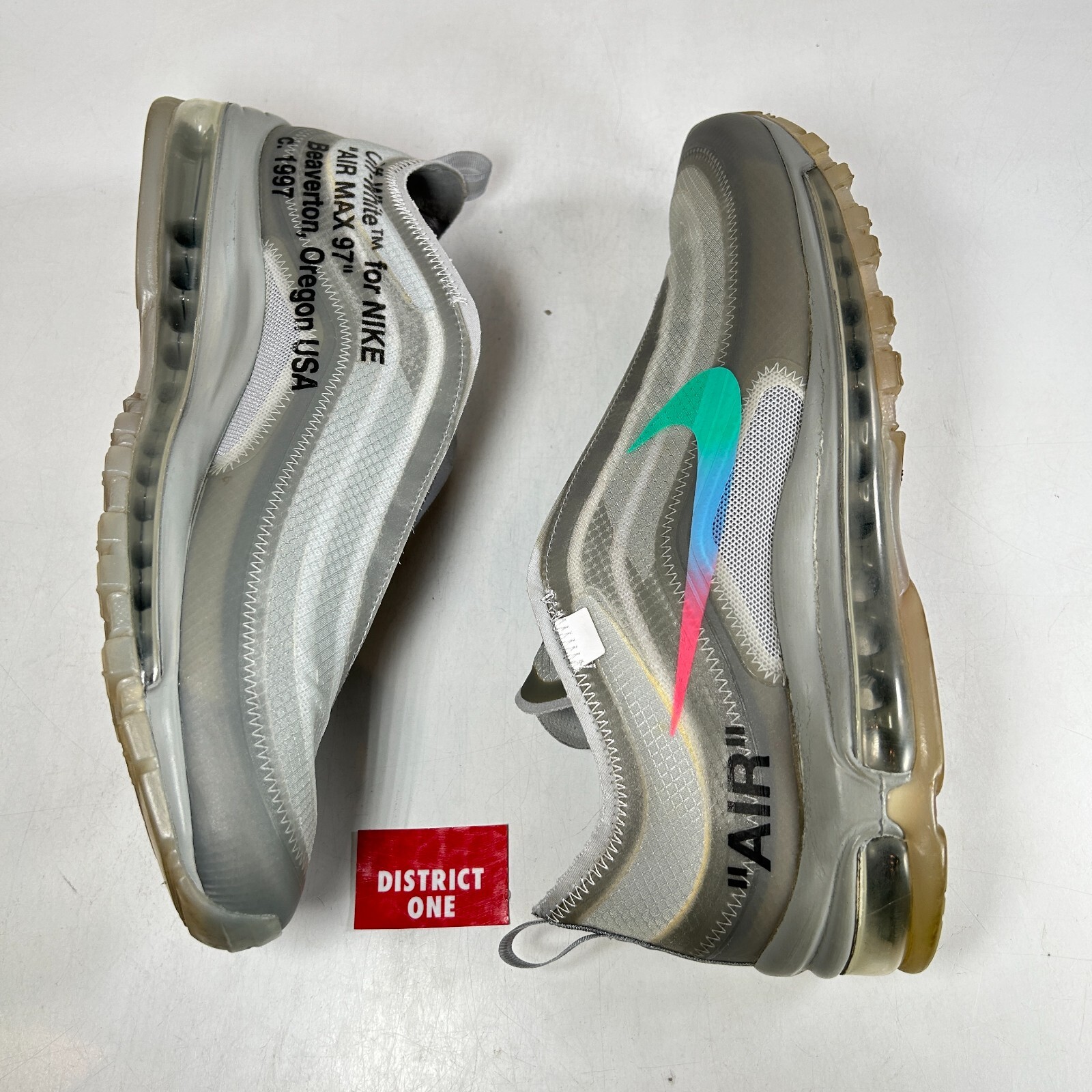 OFF WHITE X NIKE Off White x Nike Air Max 97 Menta 2018 Taglia 10 AJ4585 101