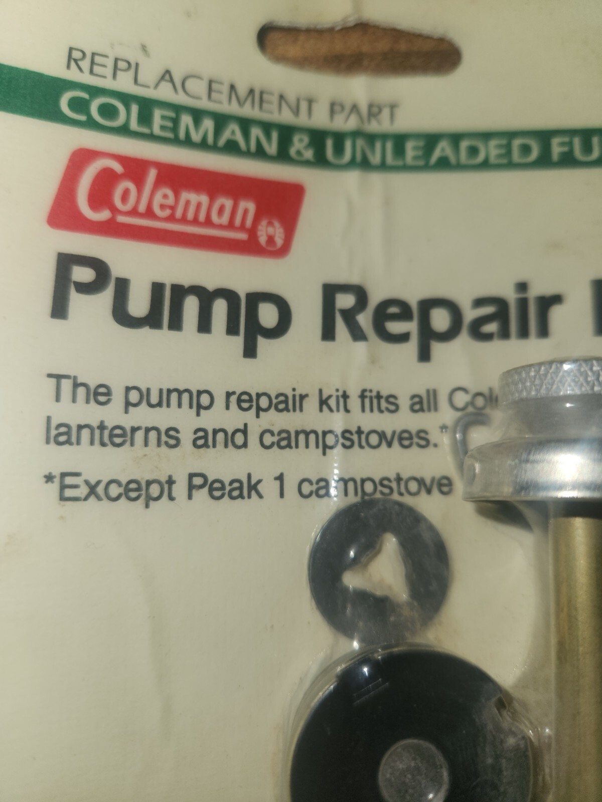 Vintage NOS Coleman Lantern Pump Repair Kit 220A6201 Made in USA