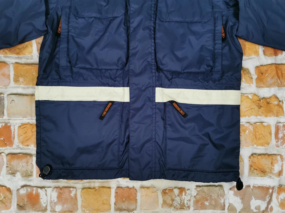 Chevignon Náutico Chaqueta Firestarter Azul Marino Verde Casual Talla: M Tip Top - Imagen 3 de 4