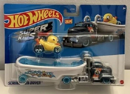 2024 HOT WHEELS SUPER RIG SCRUBBA DUB DRIVER DUCK AND BATH T