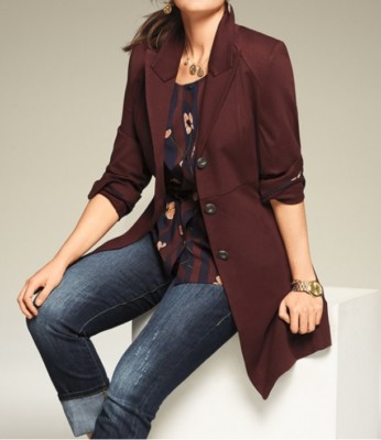 Veste Cabi Fall Boss - Couleur Bordeau Foncé - Taille XS - Neuf Sans étiquettes - Modèle #3545