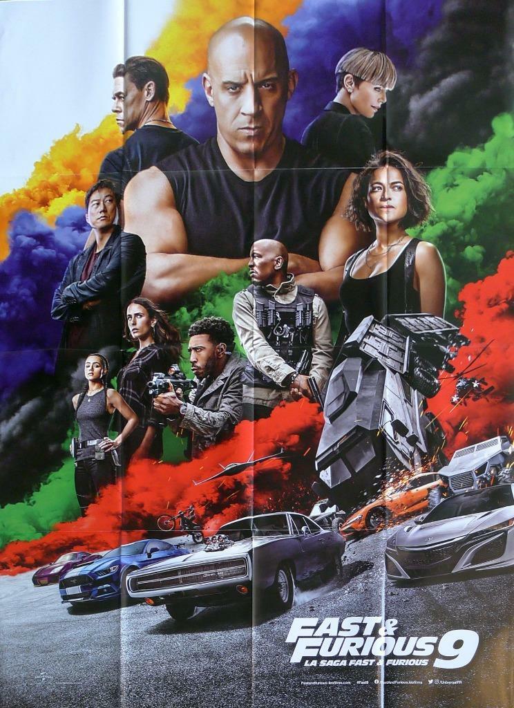 FAST AND FURIOUS 9 - CARS - DWAYNE JOHNSON - ORIGINAL LARGE FRENCH