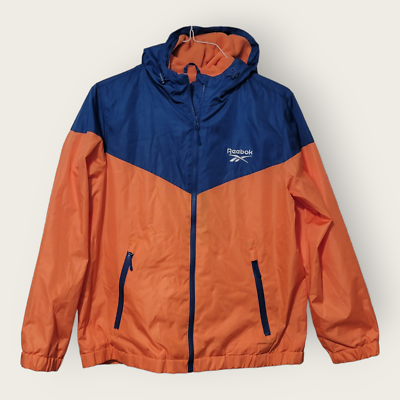 Veste Reebok femme taille XL couleur orange et bleu #OLRB541D