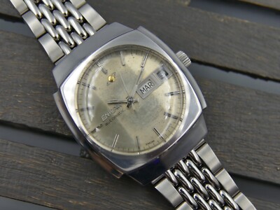 本格派ま! 【ビンテージ】70s デイト アンティークウォッチ ENCAR