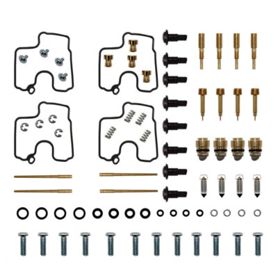 4 For KAWASAKI ZX600 ZX-6r ZZR600 CARBURETOR REPAIR KIT CARB PARTS
