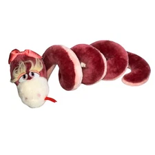 Mighty Star Purple Snake Eyes Dragon Rattlesnake Plush Bow Curly 21” Inch Korea