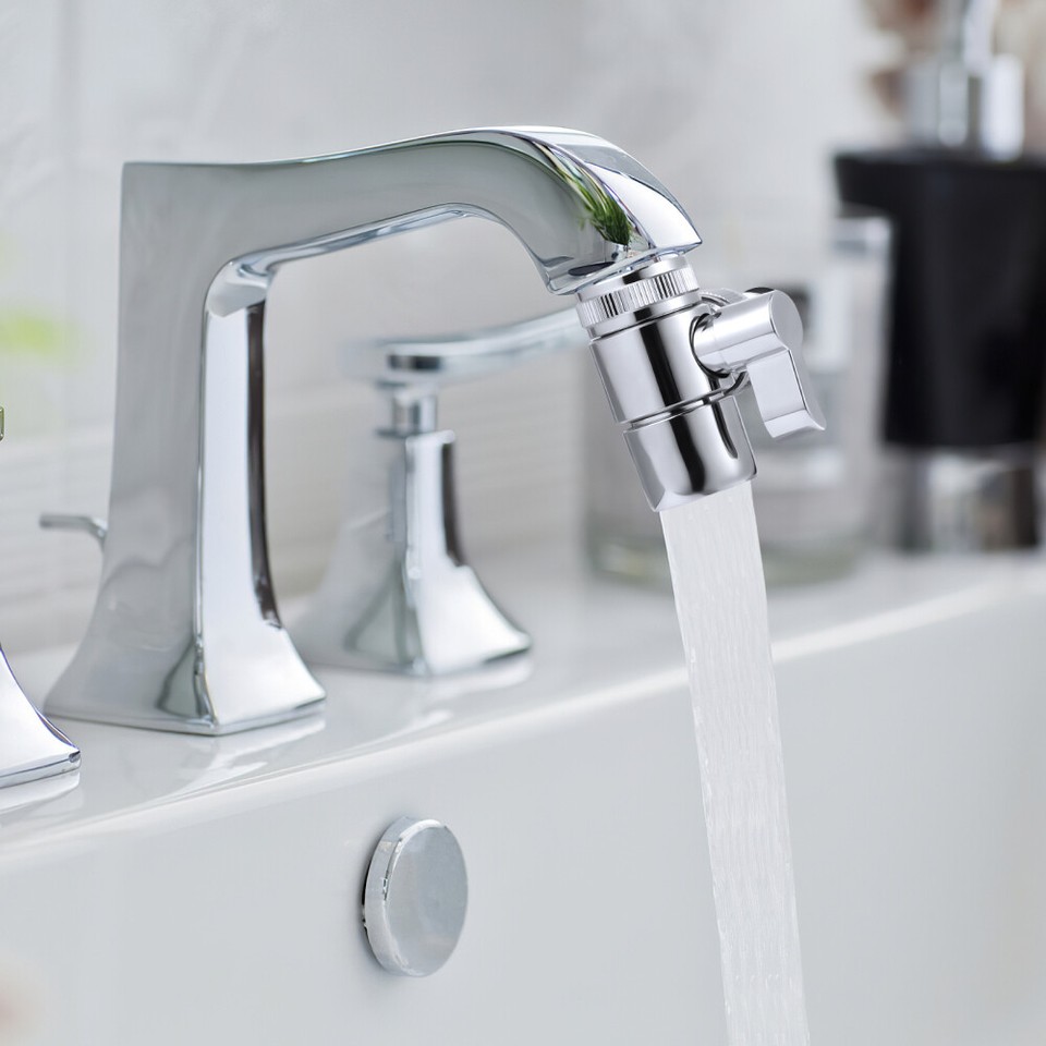 Outdoor Splitter Garden Hose Faucet Adapter to Washing Machine Sink