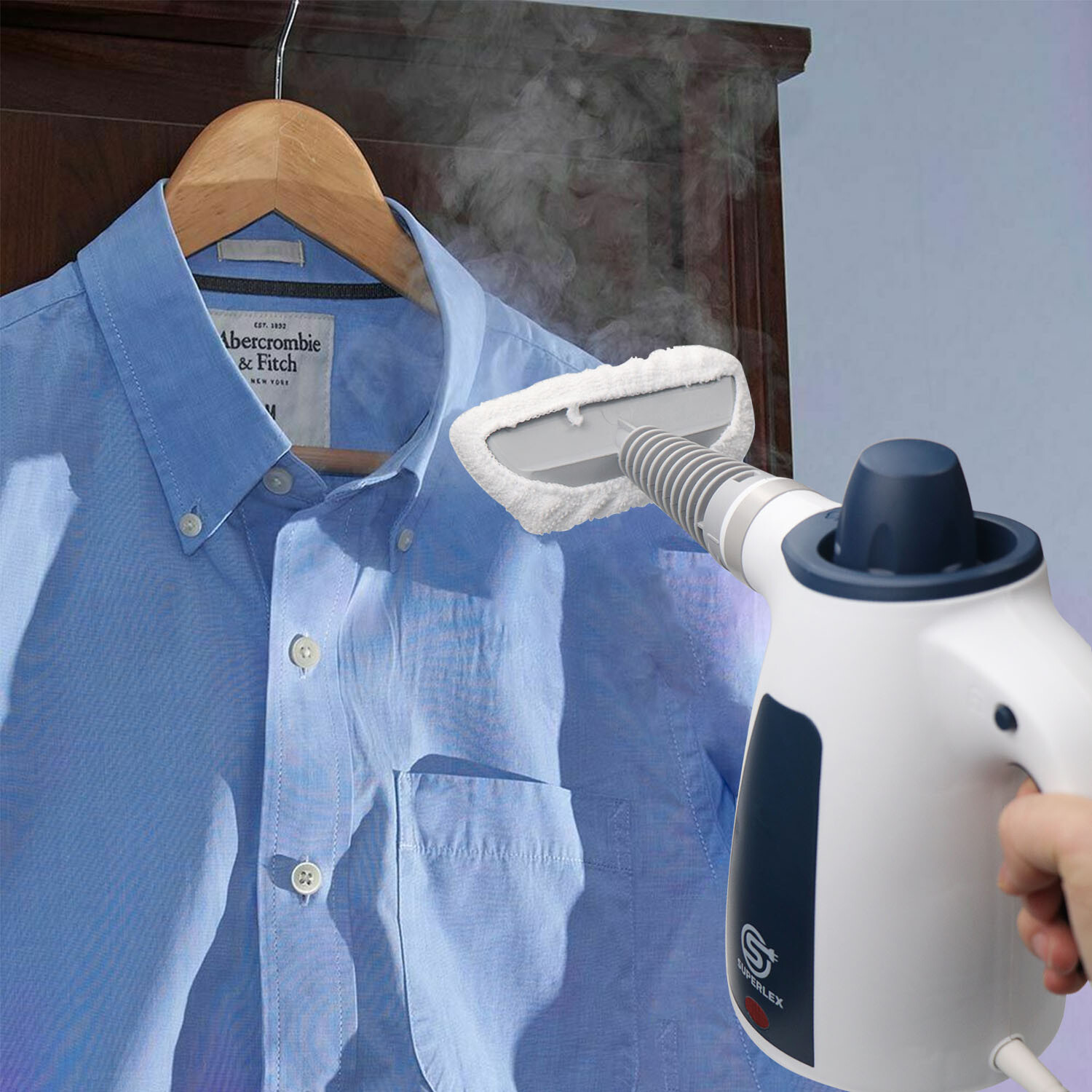 Superlex Handheld Steam Cleaner 10in1 Electric Multipurpose