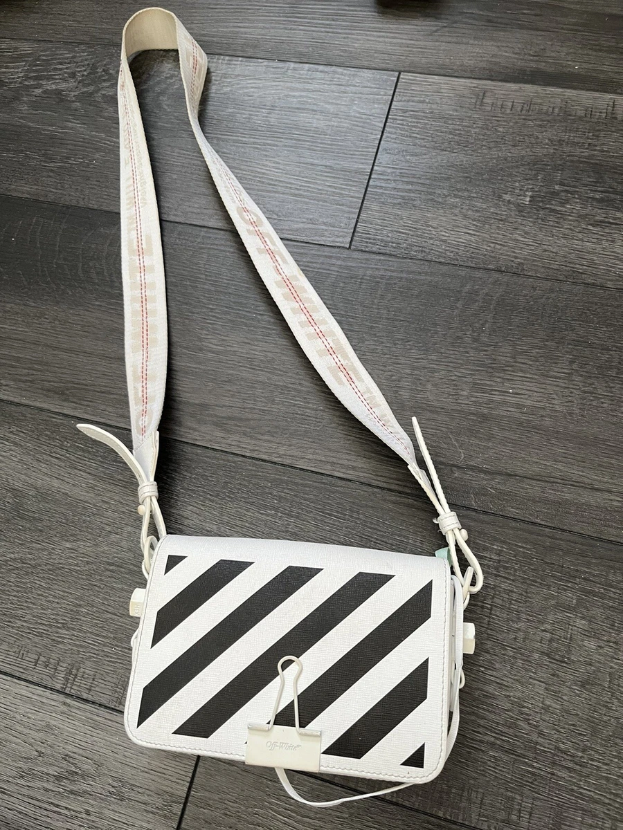 Diag flap bag off white new arrivals