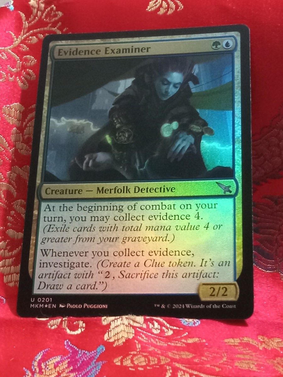 FOIL Evidence Examiner Murders at Karlov Manor Magic The Gathering mtg card | eBay FOIL Evidence Examiner Murders at Karlov Manor Magic The Gathering mtg card | eBay