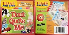 Don’t Quote Me (Time For Kids Edition) - Magnetic Travel Game - Sealed