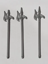 PLAYMOBIL X3 HALBERDS RIGID SPEARS CONQUEROR VIKIGOS MEDIEVAL KNIGHTS
