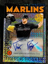 2021 Topps Chrome MOJO BLACK BORDER REFRACTOR ROOKIE AUTO Trevor Rogers 115/149