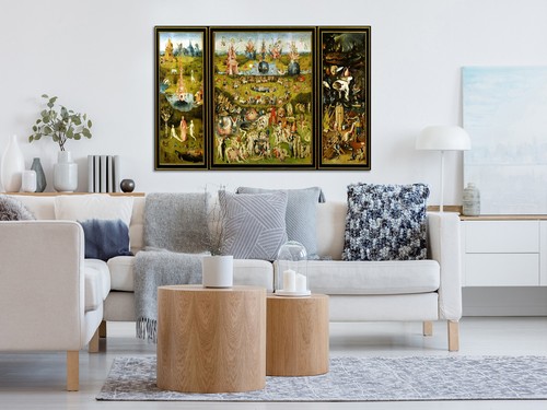 The Garden of Earthly Delights mounted canvas print ready to hang - Picture 4 of 13