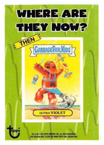GARBAGE PAIL KIDS 2011 FLASHBACK SERIES 2 PICK-A-CARD YELLOW BASE STICKERS TOPPS - Picture 307 of 321