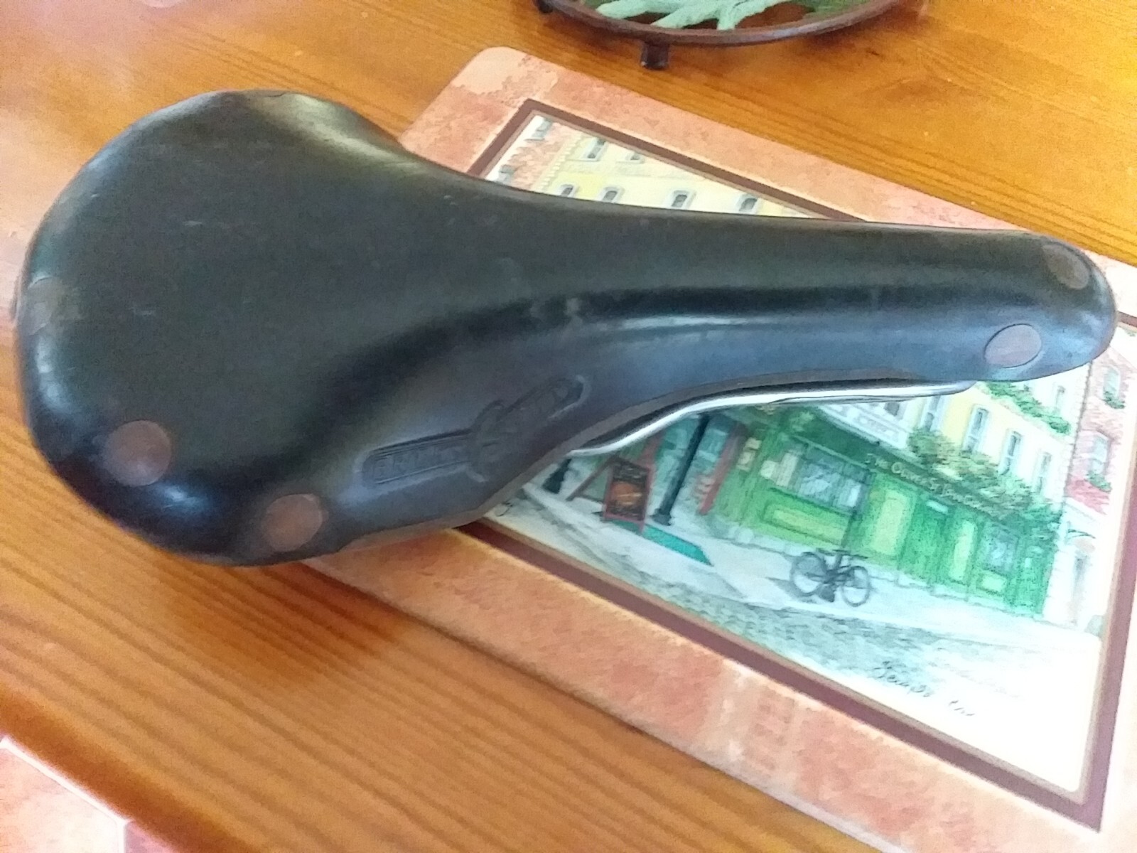 brooks leather bike seat