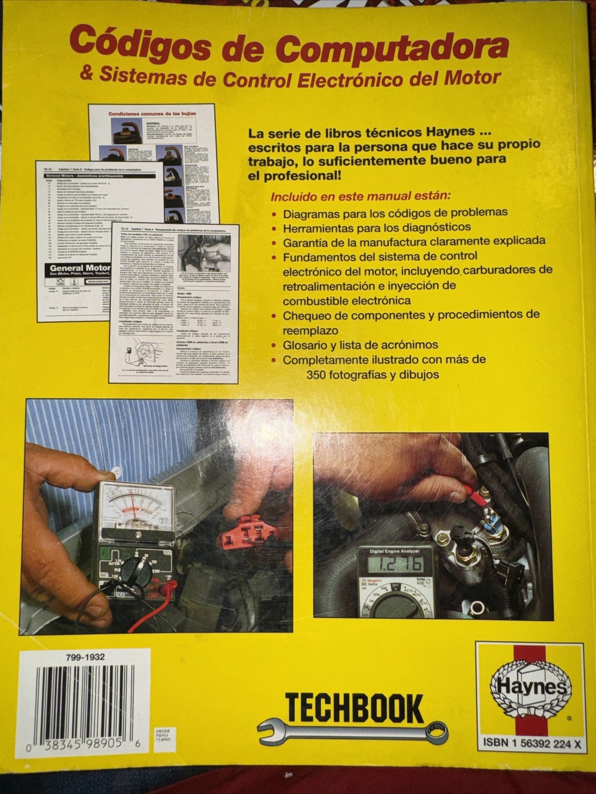 Haynes Repair Manual Auto Computer Codes Codigos Automotrices de la ...