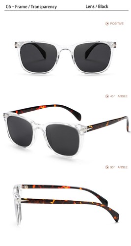 GERY JACK Unisex Fashion Retro Polarized Glasses Sunshade Sunglasses GJ22001 - Picture 12 of 12