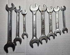 8 VINTAGE GEDORE SET NO. 12 WRENCHES, METRIC + SAE